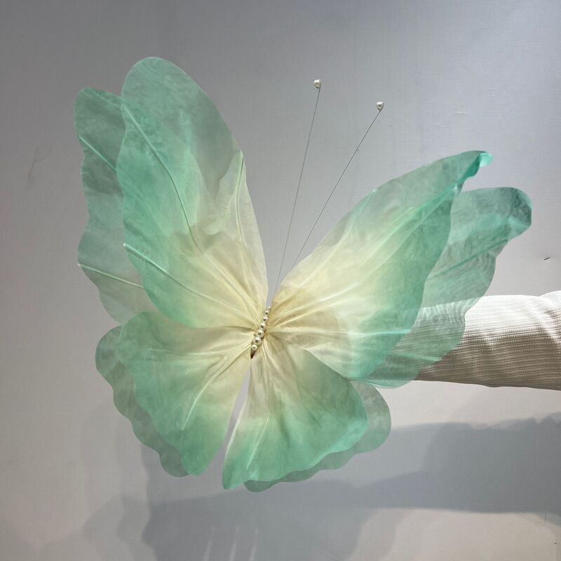 Large Satin Butterfly – Artificial Ceiling Hanging Decor for Weddings, Stage, Parties, and Event Centerpieces