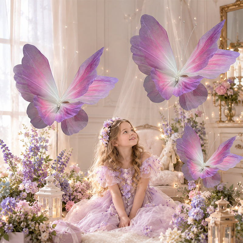 Large Satin Butterfly – Artificial Ceiling Hanging Decor for Weddings, Stage, Parties, and Event Centerpieces