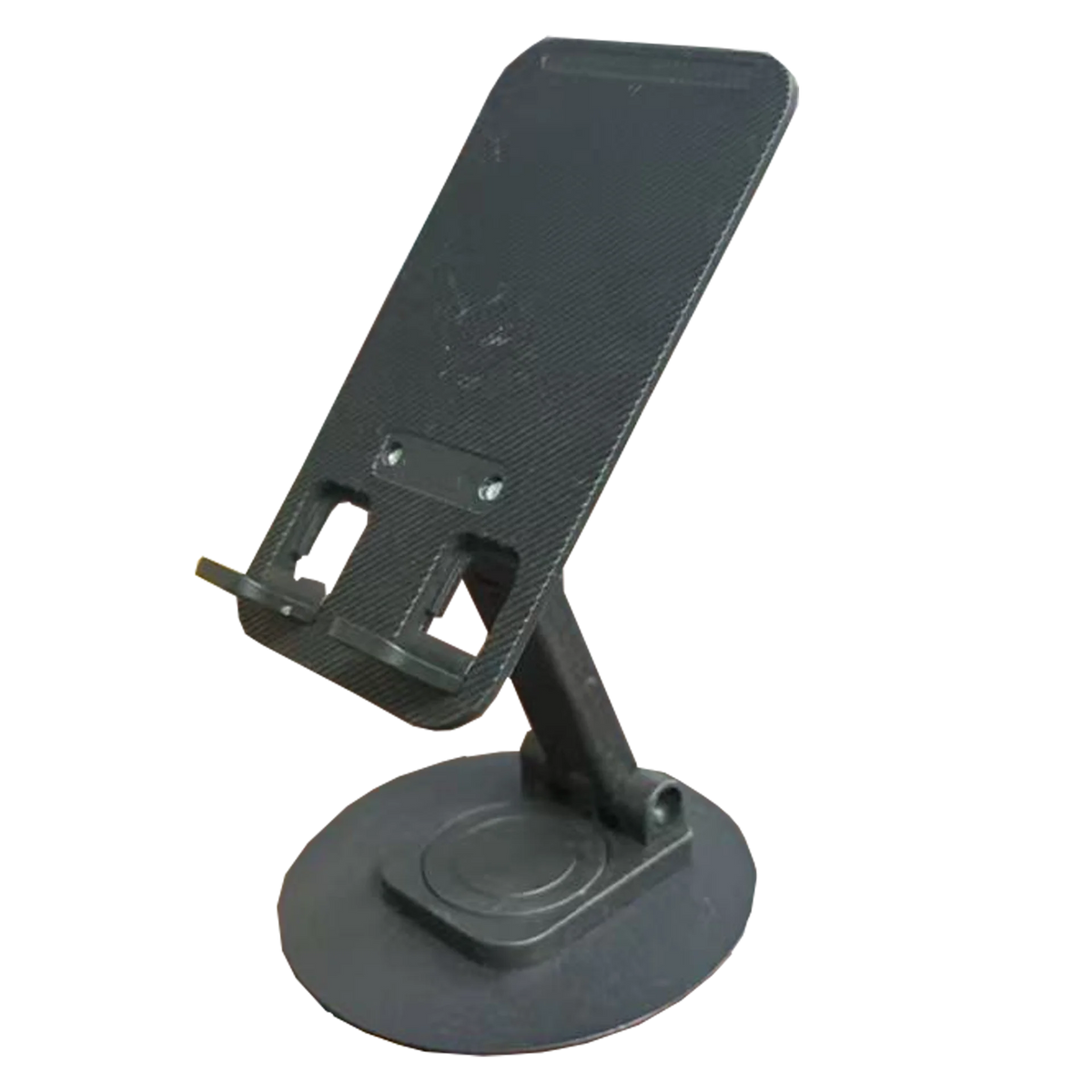 Universal Desktop Phone Stand - 360° Foldable, Anti-Slip Metal Base, Multi-Angle Rotating, Fits iPhone 13/14/15 Pro