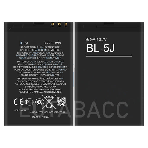 2026 years 1320mah BL-5J Phone Replacement Battery For Nokia 5800 XpressMusic N900 5230 Nuron X6 C3 5233 5228 5235 batteria