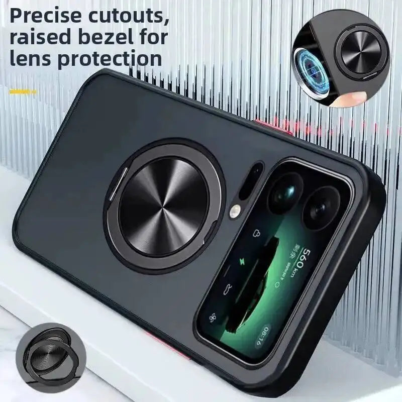 For Magsafe Magnetic Case For Xiaomi poco f8 ultra 17 Pro Max Luxury Skin Feel Matte Transparent Camera Protective Bumper