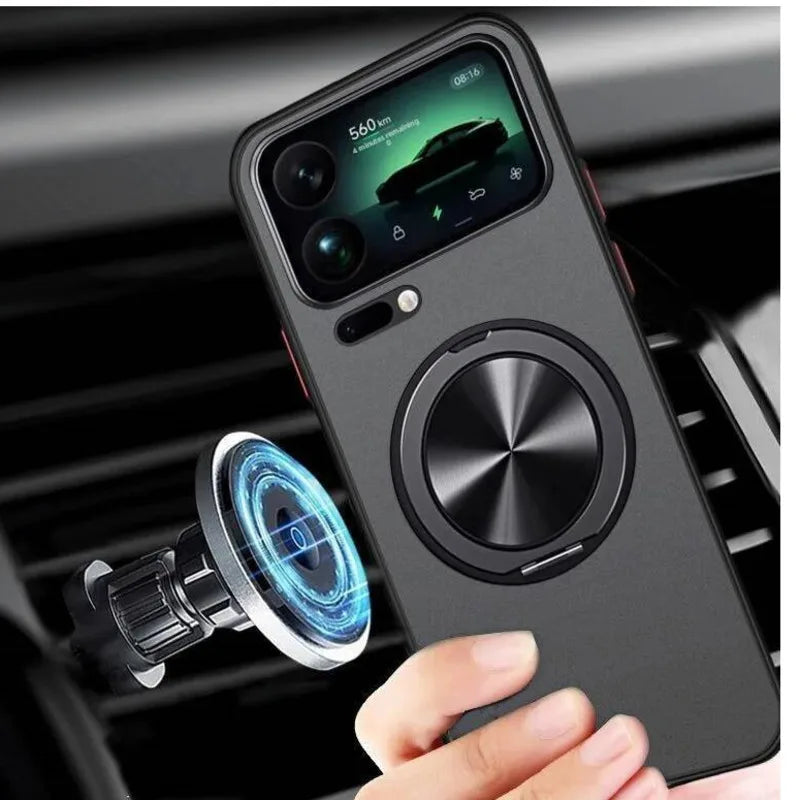 For Magsafe Magnetic Case For Xiaomi poco f8 ultra 17 Pro Max Luxury Skin Feel Matte Transparent Camera Protective Bumper