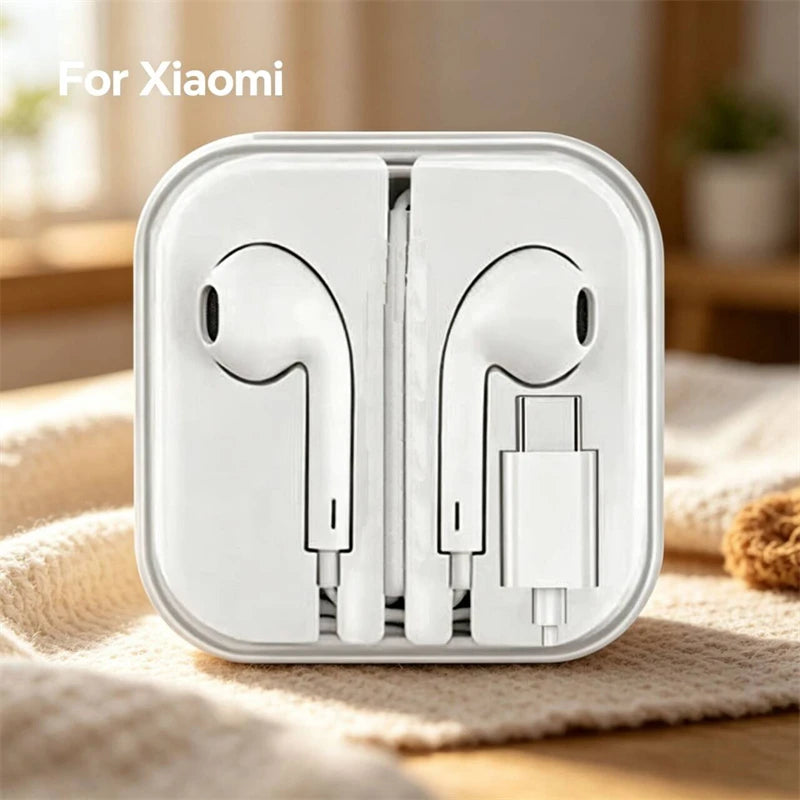 Original Headphones For iPhone 14 13 12 11 Pro Max Lightning Earphones X XS XR 7 8 Plus SE Type-C Wired Bluetooth Earbuds