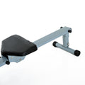 Rameur Hydraulique à 12 Niveaux de Résistance, Rameur d'Appartement avec Écran LCD, Pédale Antidérapante, Charge 100 kg, pour Maison, Salle de Gym, l'Équipement d'Entraînement d'Intérieur, Noir